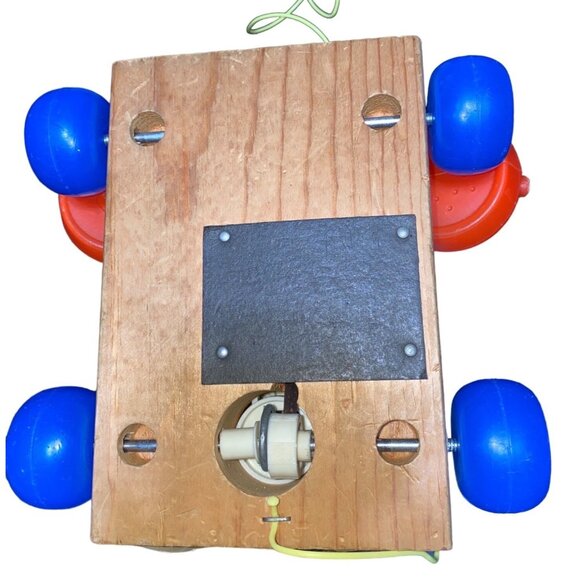 Fisher-Price Chatter Telephone Toy With Blue Wheels & Red Receiver - Picture 4 of 16